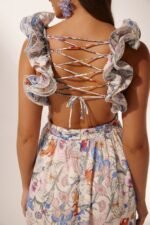 Cut-out Ruffle Maxi Dress - Image 16