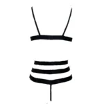 Bondage Strappy Hollow Out Bra & Panty Lingerie Set - Image 5