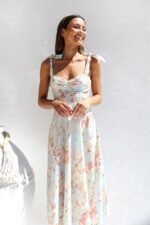 Printed Strap Midi Dress - Image 6