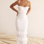 Embroidered Lace Maxi Dress