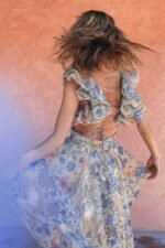 Cut-out Ruffle Maxi Dress - Image 2