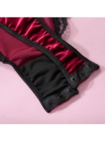 Velvet One Piece Bodysuit Sexy Lingerie - Image 11