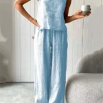 Women's Cotton And Linen Pajamas Sets