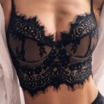 Luxury See-through Floral Lace Bralette with Underwire Support