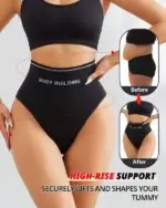 Tummy Control Shapewear High-Waisted Thong Seamless Slimming Panties & Butt Lift Comfort Fit Body Shaper