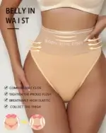 Tummy Control Shapewear High-Waisted Thong Seamless Slimming Panties & Butt Lift Comfort Fit Body Shaper - Image 8