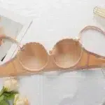 Lace Trim Push-Up Bra & Mesh Embroidered Thong Set - Image 16