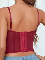 Elegant Lace Corset Bustier Top - Image 17