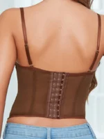 Elegant Lace Corset Bustier Top - Image 25