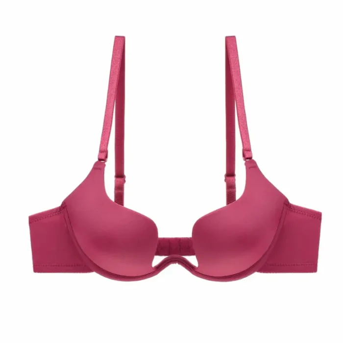 Ultra-Deep U Plunge Push-Up Bra – Backless Seamless Lift - Image 14