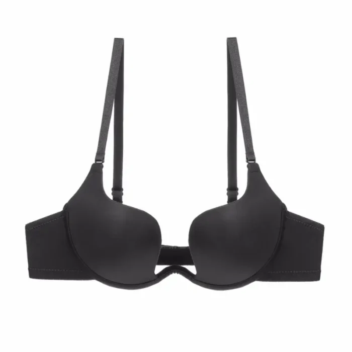 Ultra-Deep U Plunge Push-Up Bra – Backless Seamless Lift - Image 12