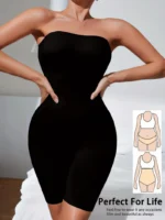 Seamless Strapless Body Shaper Shapewear Bodysuits - Image 11