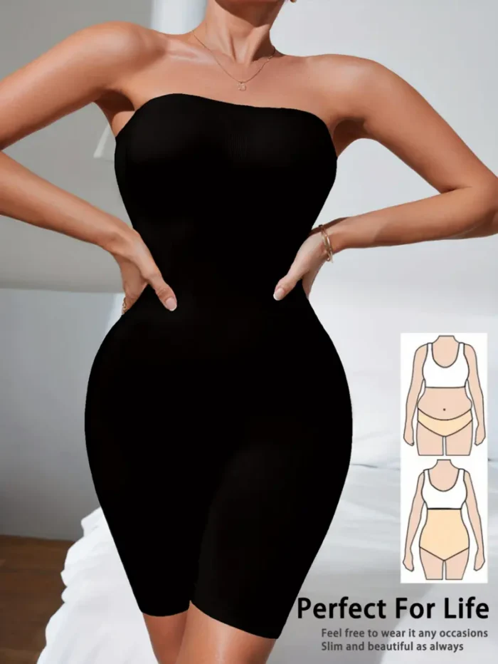 Seamless Strapless Body Shaper Shapewear Bodysuits - Image 11