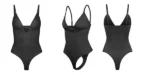Hip Lifting Seamless Shapewear Sexy Deep V Wireless Backless Bodysuit - Image 10