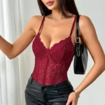Sexy Sheer Floral Lace Bodysuit Lingerie With Underwire Support - Image 29