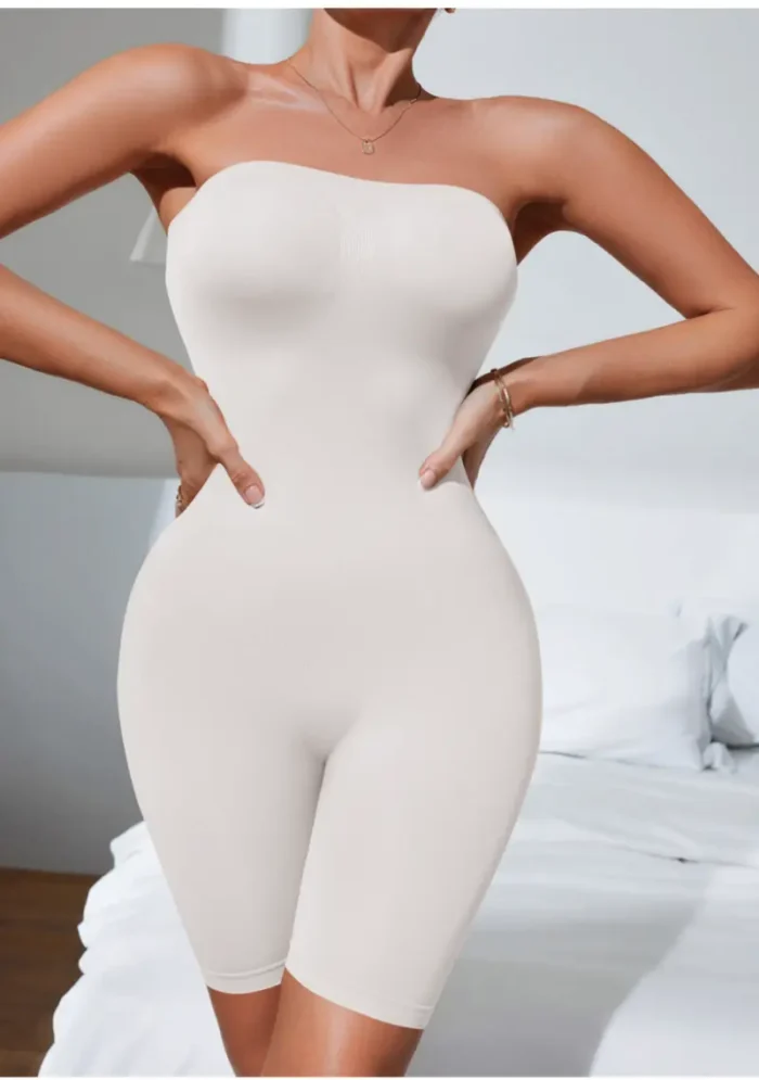 Seamless Strapless Body Shaper Shapewear Bodysuits - Image 8