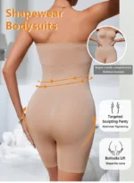 Seamless Strapless Body Shaper Shapewear Bodysuits - Image 3
