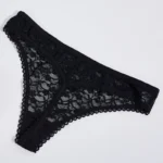 Sexy Sheer Lace Thong Panties - Image 8
