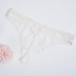 Sexy Sheer Lace Thong Panties - Image 9