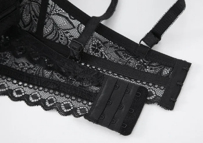 Sexy Lace Strappy Push Up Bra & Panty Lingerie Set - Image 22