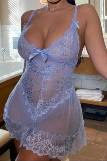 Best You Ever Had Babydoll - Light Blue