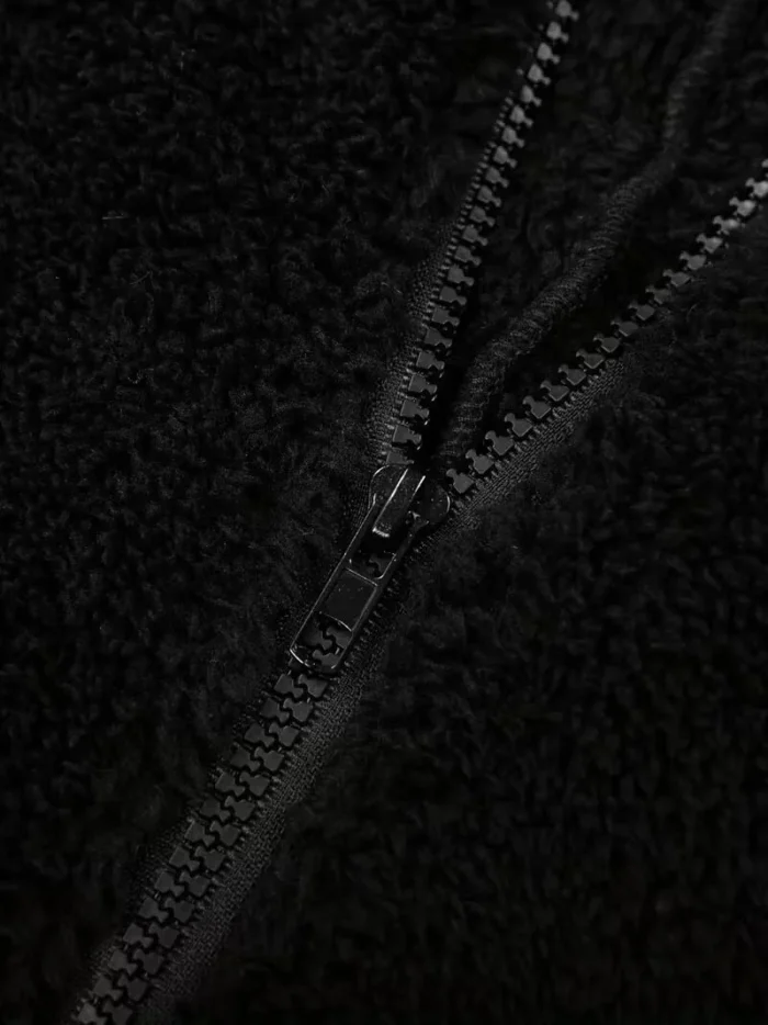 Cozy Fuzzy Hooded Onesie Pajamas for Women – Long Sleeve Zip Up Jumpsuit Sleepwear - Image 14