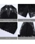 Floral Lace Corset Bralette – Sexy Ultra Thin Bra Tank Top for Women - Image 14