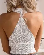 Floral Lace Corset Bralette – Sexy Ultra Thin Bra Tank Top for Women - Image 3
