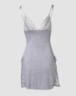 Sexy Lace Babydoll Nightdress – Side Slit Slip Lingerie with Thong - Image 7