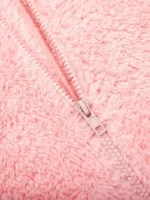 Cozy Fuzzy Hooded Onesie Pajamas for Women – Long Sleeve Zip Up Jumpsuit Sleepwear - Image 30