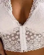 Floral Lace Corset Bralette – Sexy Ultra Thin Bra Tank Top for Women - Image 4