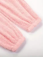 Cozy Fuzzy Hooded Onesie Pajamas for Women – Long Sleeve Zip Up Jumpsuit Sleepwear - Image 32