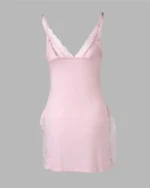 Sexy Lace Babydoll Nightdress – Side Slit Slip Lingerie with Thong - Image 41