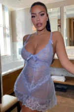 Best You Ever Had Babydoll - Light Blue - Image 6
