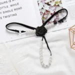 Rose & Pearl Embellished Strappy G-String - Image 4