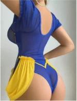 3pcs/Set Party Sexy Princess Strap Bodysuit Teddy Lingerie Bridal Lingerie For Rave - Image 3