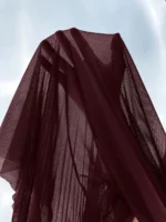 Plus Size Lace Nightgown Set – 3-Piece Cami Dress with Sheer Bell Sleeve Robe & Thong - Image 16