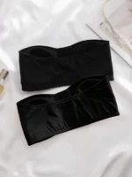 2-Piece Women's Front Closure Padded Bra Set – Multicolor Everyday Comfort Bras - Image 4