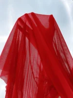 Plus Size Lace Nightgown Set – 3-Piece Cami Dress with Sheer Bell Sleeve Robe & Thong - Image 7