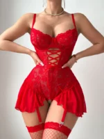 Juliette Garter Teddy Set - Image 41