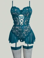 Juliette Garter Teddy Set - Image 48